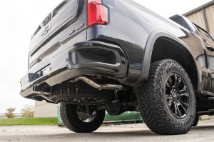 Chevrolet Silverado 1500 Performance Exhaust - CORSA Performance - Cat Back Dual Rear Exit with Turn Down Tail Pipes, RSC No Drone Technology - Polished - `22-`24